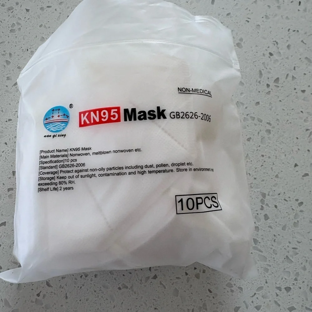 White KN95 Face Masks 10 Pack